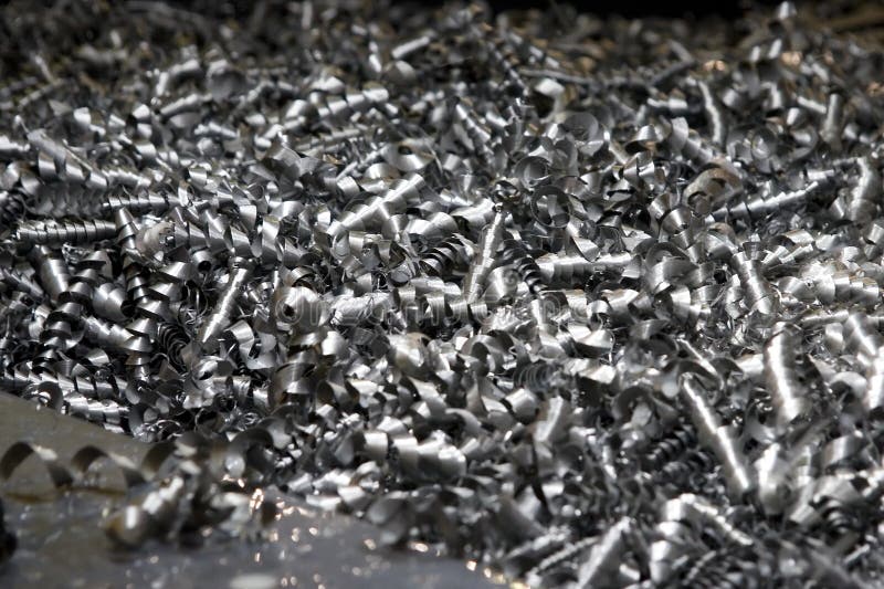 Metal Shavings Stock Photo Image 3953340