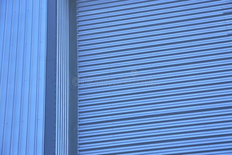 Metal sheet building line stock photo. Image of blue - 241708602