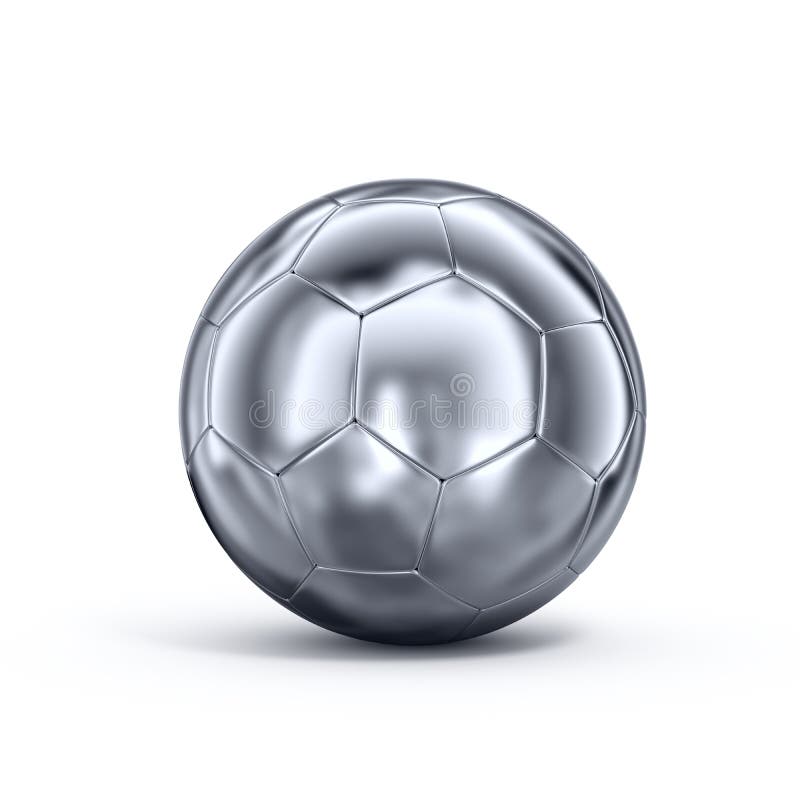 Metal soccerball stock illustration. Illustration of prize 10622464
