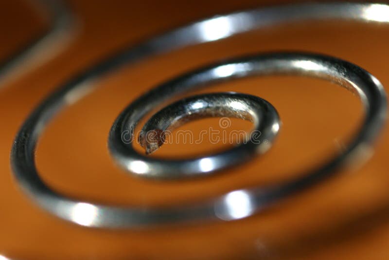 Metal spiral stock image. Image of abstract, swirl, metallic 190687