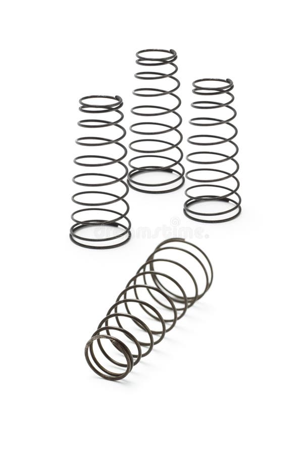Metal spring coils stock photo. Image of twist, background 9519166
