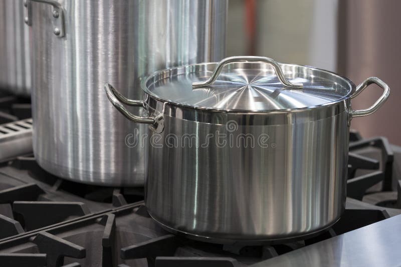 Metal stainless steel pan