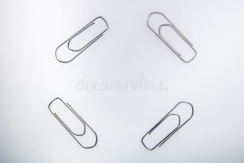 Metal Staples, Which Form a Frame Stock Image Image of silver