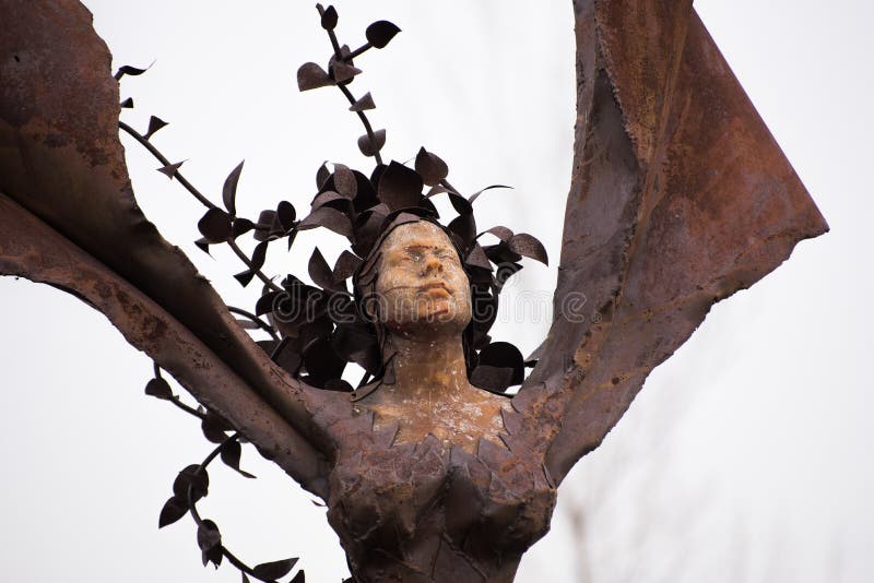 Metal statue editorial photo. Image of city, guard, emperor 82268021