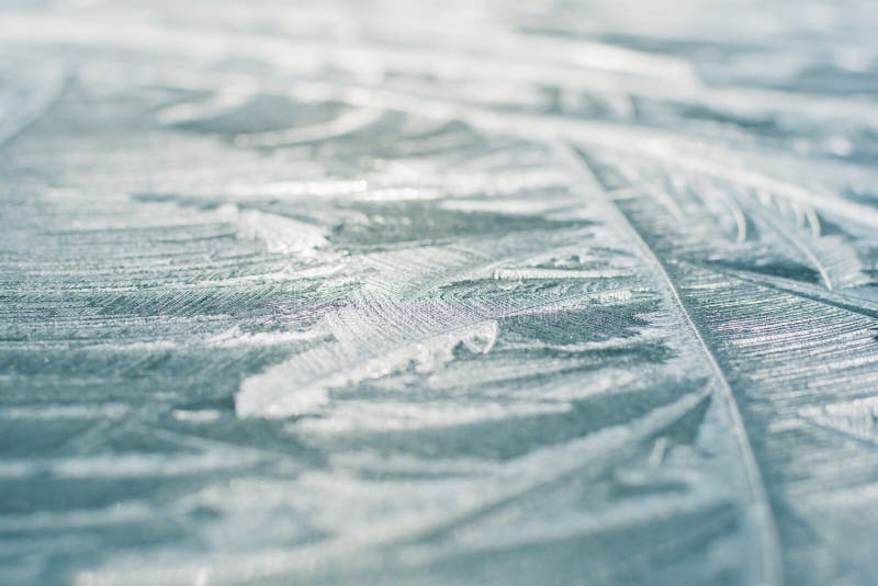 The Metal Surface is Covered with Frozen Frost Stock Photo Image of