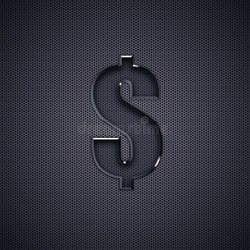 Metal symbol stock illustration. Illustration of button 17333603