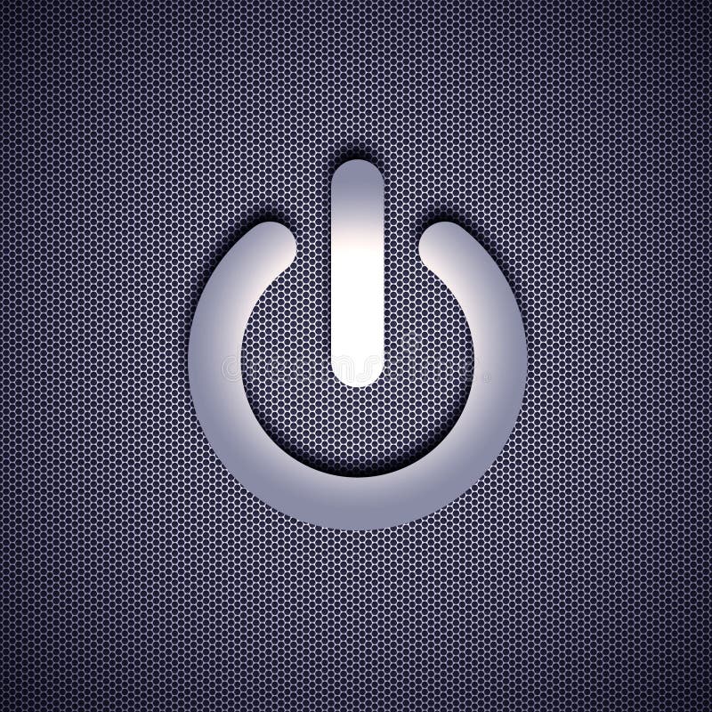 Metal symbol vector illustration