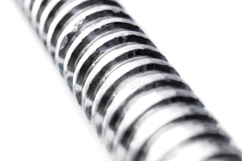 Metal thread stock photo