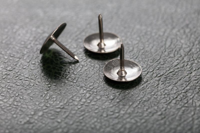 Metal Thumb Tacks stock image. Image of metal, tacks 125402345