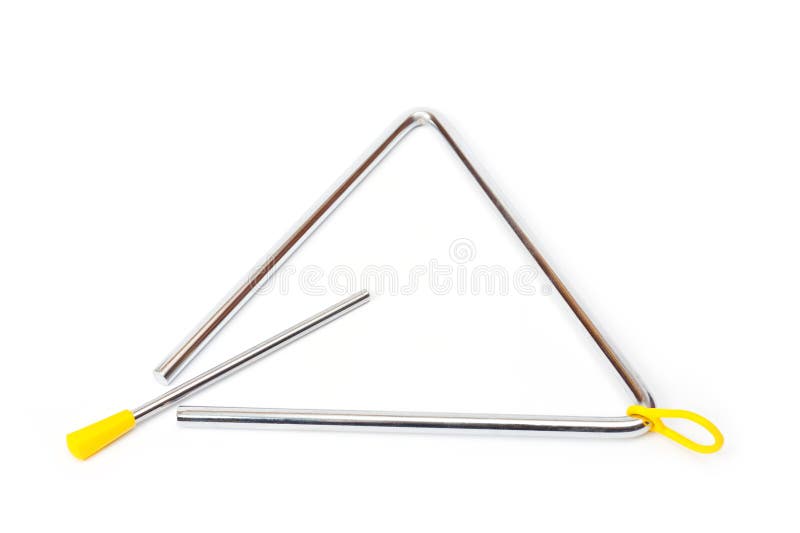 Triangle En Métal, Instrument De Musique Image stock - Image du