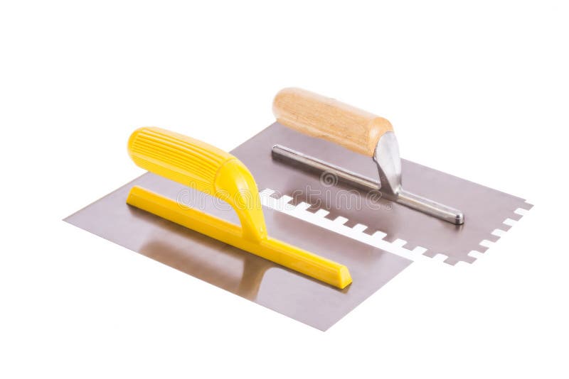 Metal Trowel for Masonry Work Stock Image Image of metallic