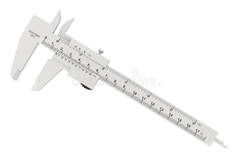 Metal vernier caliper stock photos