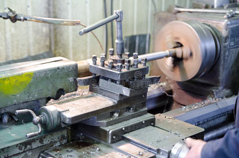 Metal working machine royalty free stock image