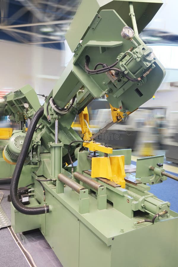 Metal working shop stock photo. Image of machine, works 12151596