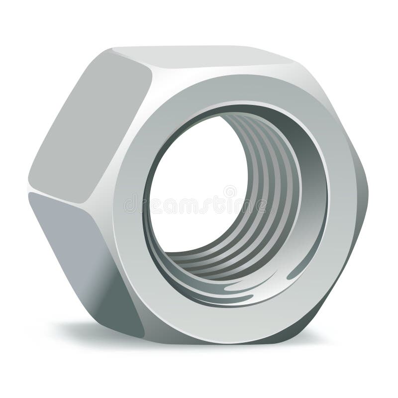 Metallic 3D nut