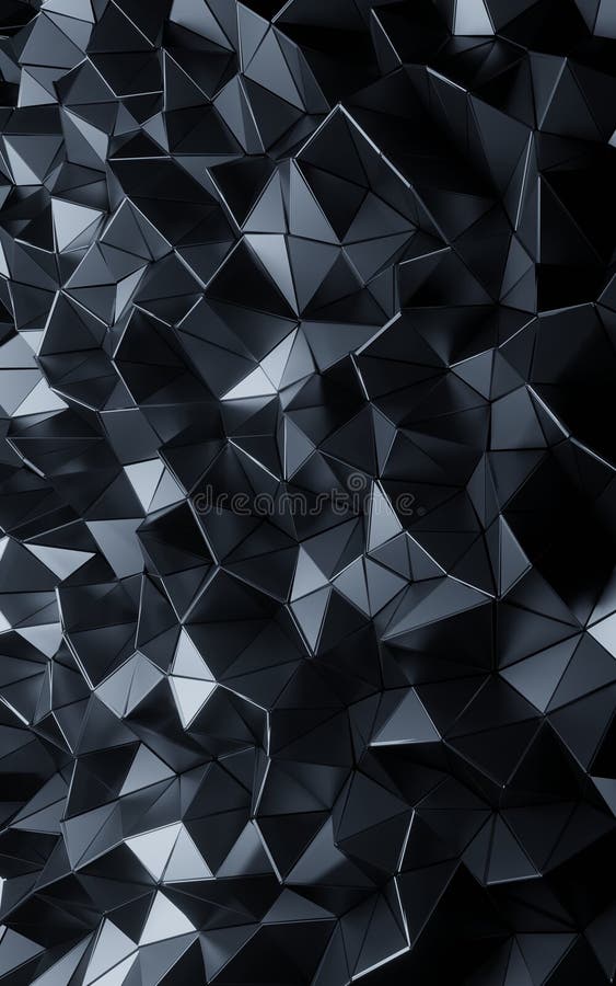 Metallic Dark Grey Textured Wallpaper Stock Illustration Illustration