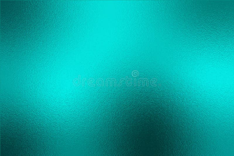 Metallic effect foil. Teal background. Turquoise sparkle texture. Cyan color marble. Blue green metal surface. Backdrop glitter de