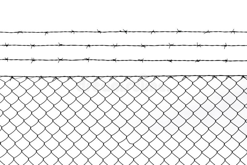 Metallic fence pattern background