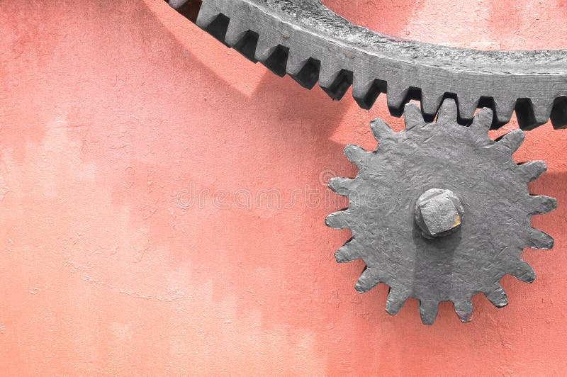 Metallic gear wheel stock images