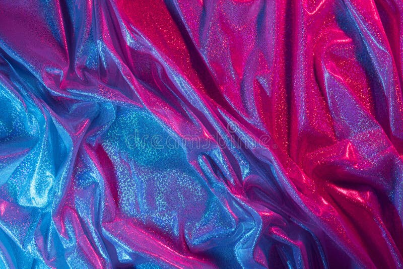 Metallic Glitter Fabric with Violet and Magenta Hues. Stock Photo ...