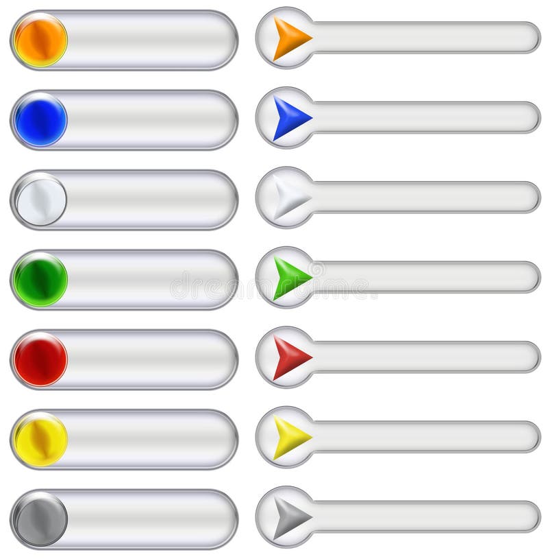 Metallic-glossy-button vector illustration Metallic-glossy-button vector illustration