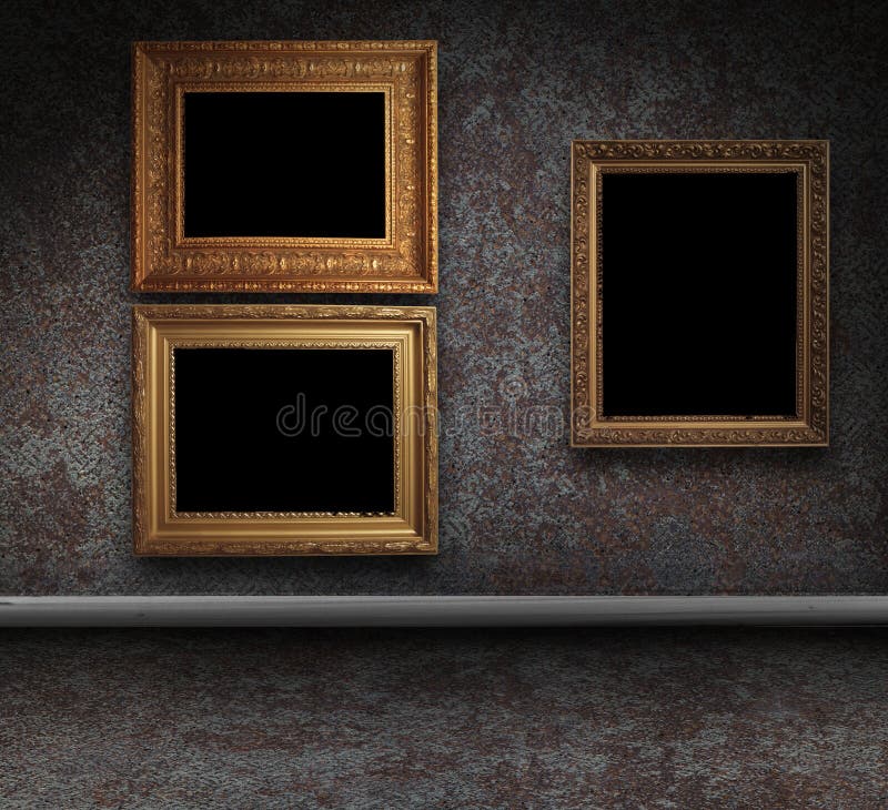 Metallic grunge interior