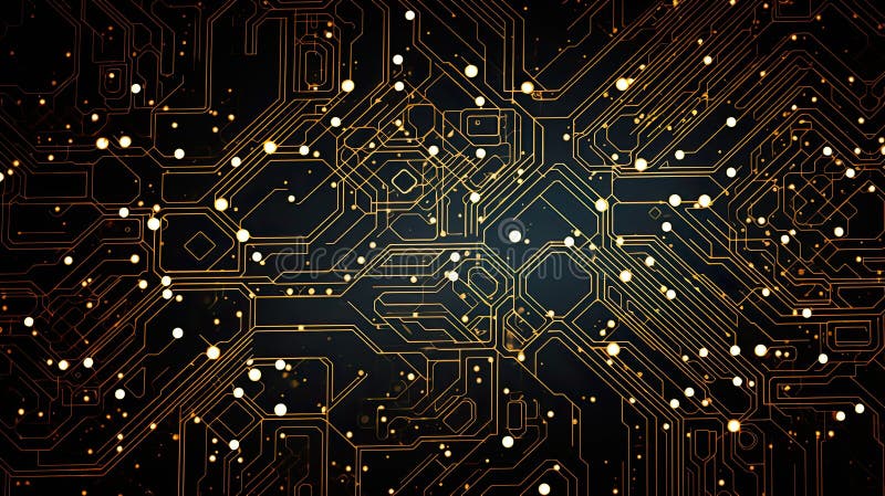 Metallic pattern background technology vector illustration