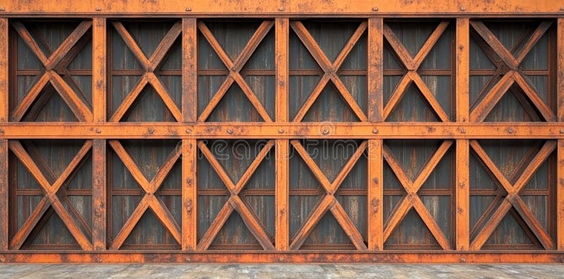 A metallic wall featuring a triangle polygon background with modern geometric design elements stock photos