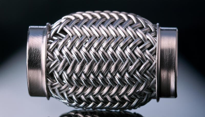 A metallic, woven texture, part of a device, showcases intricate design vector illustration