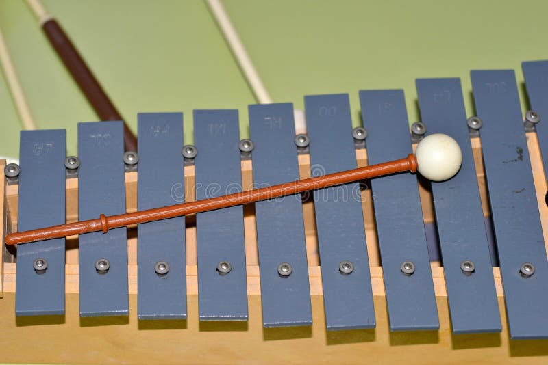 Metallophone, School Instruments Orff Stock Photo Image of