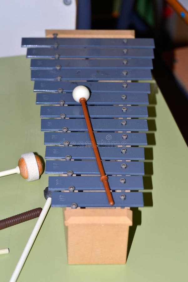Metallophone, School Instruments Orff Stock Photo Image of