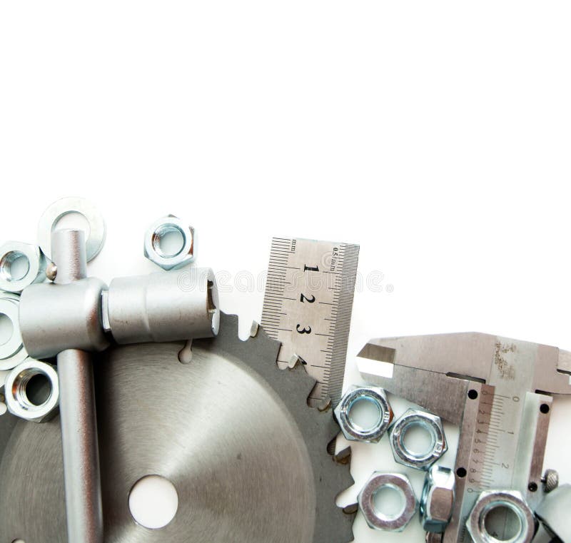 Metalwork. Spanner, ingot and others tools on. Metal working tools. Metalwork. Spanner, ingot and others tools on white background stock images Metalwork. Spanner, ingot and others tools on. Metal working tools. Metalwork. Spanner, ingot and others tools on white background stock images