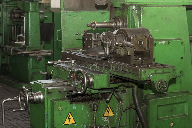Metalworking Machines Working Mechanisms Stock Image - Image of ...