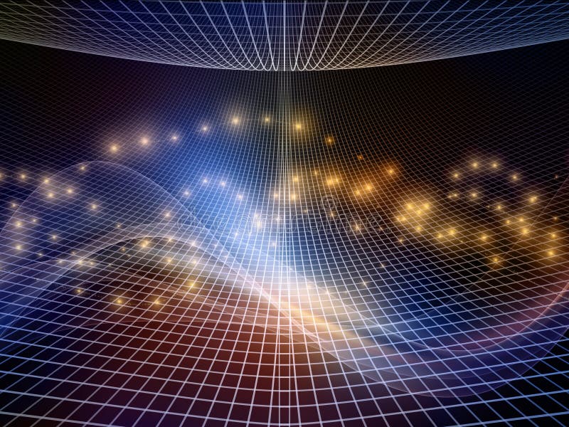 Metaphorical Fractal Realms stock illustration