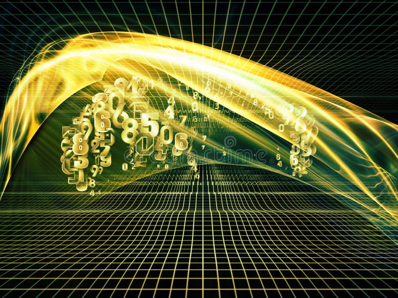 Metaphorical Fractal Realms royalty free illustration
