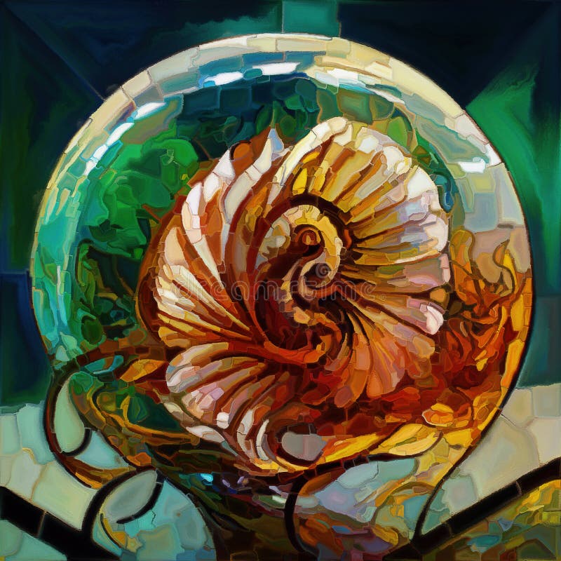 Metaphorical Nautilus royalty free illustration
