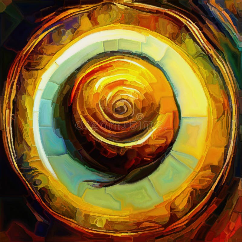 Metaphorical Nautilus royalty free illustration