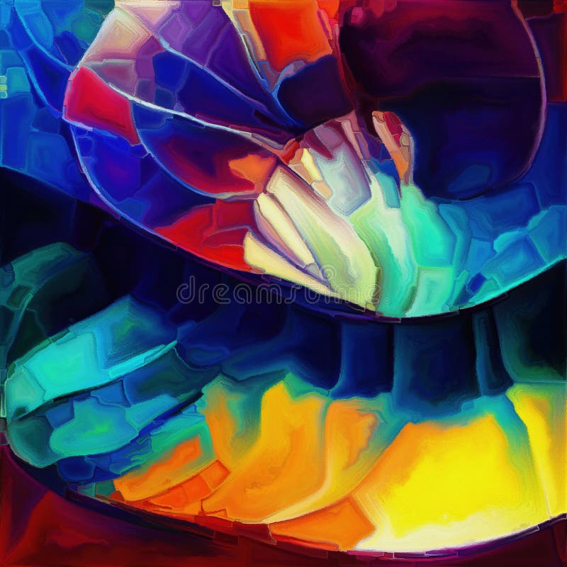 Metaphorical Nautilus vector illustration