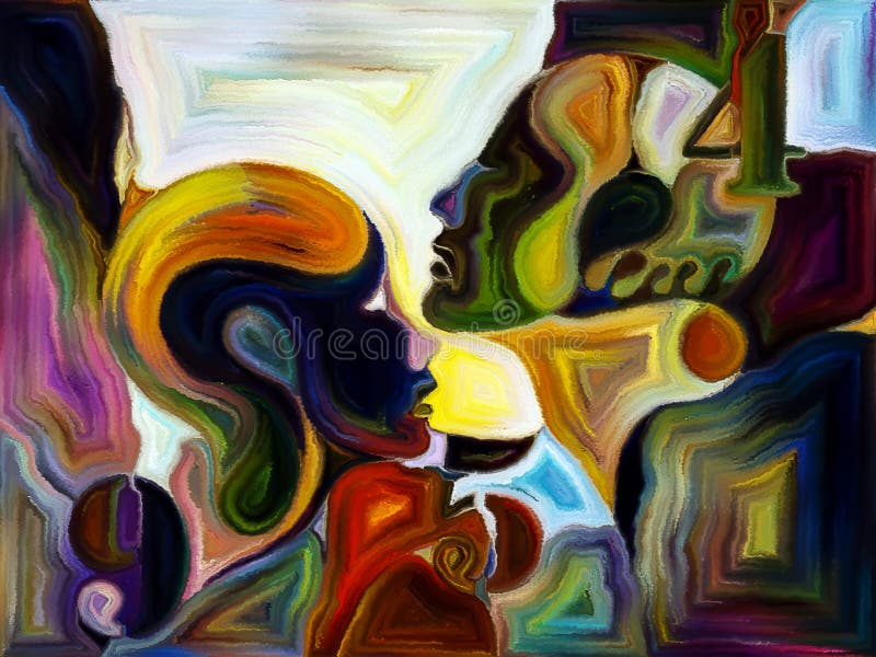 Metaphorical Shape Division stock photo