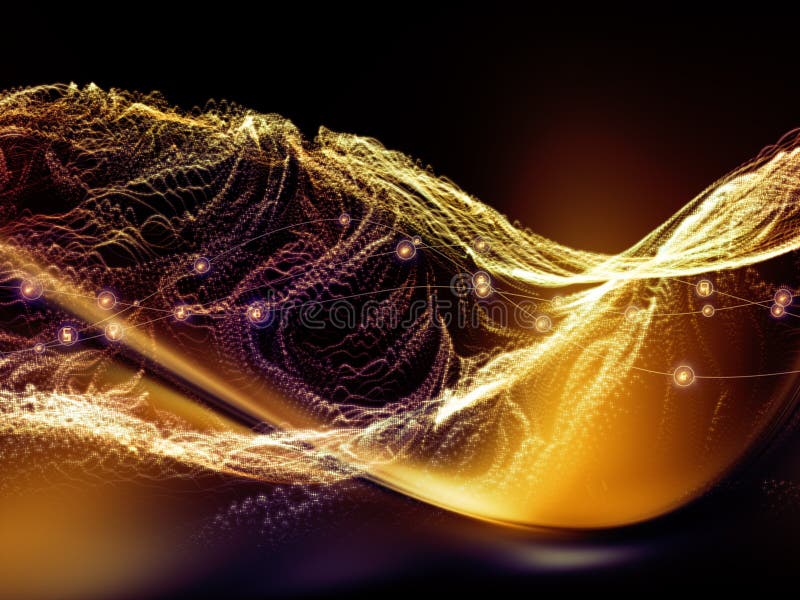 Metaphorical Virtual World vector illustration