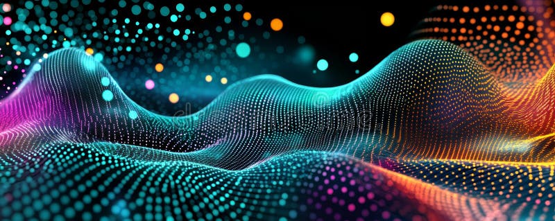 Metaverse digital world smart futuristic interface technology background Illustration eines virtuellen globalen Internets stock abbildung