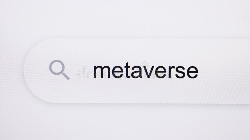 Metaverse - Pc Screen Internet Browser Search Engine Bar Typing