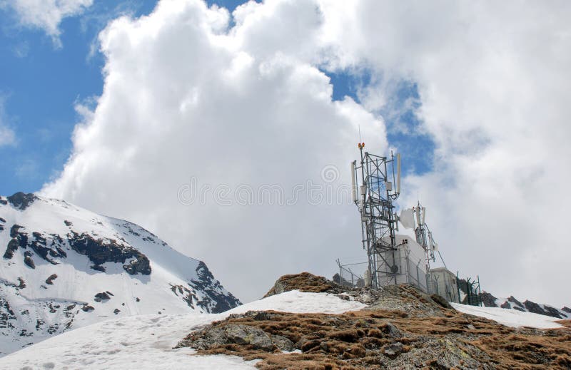 Alpine Meteorological Weather Station Stock Image Image of instrument