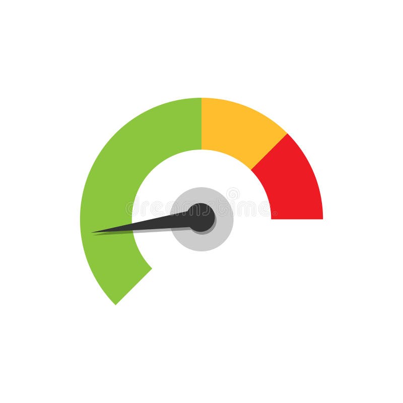 Booth Miljard naam Meter Dashboard Icon in Flat Style. Credit Score Indicator Level Stock  Vector - Illustration of measurement, panel: 125145955