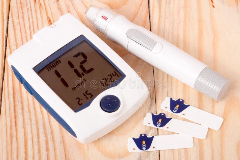 Meter Light Wooden Background Test Strips Stock Photos Free & Royalty