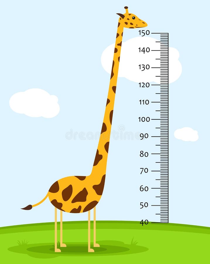 Giraffe Height Scale Stock Illustrations – 326 Giraffe, 60% OFF
