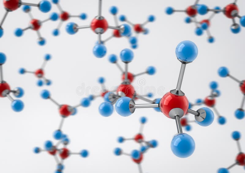 Methane molecules