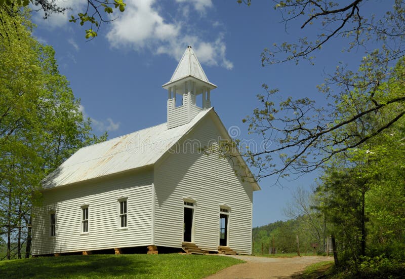 Methodist Church in Cades Cove of Smoky Mountains, TN, USA
