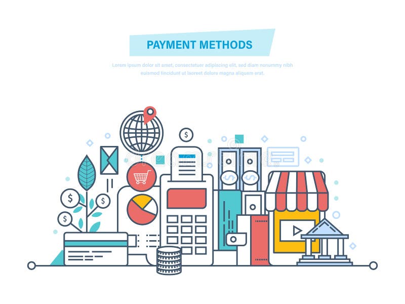 Methods and forms of payment, security of financial transactions.