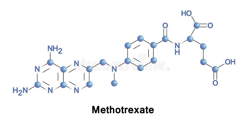Methotrexate is a chemotherapy agent stock illustration Methotrexate is a chemotherapy agent stock illustration